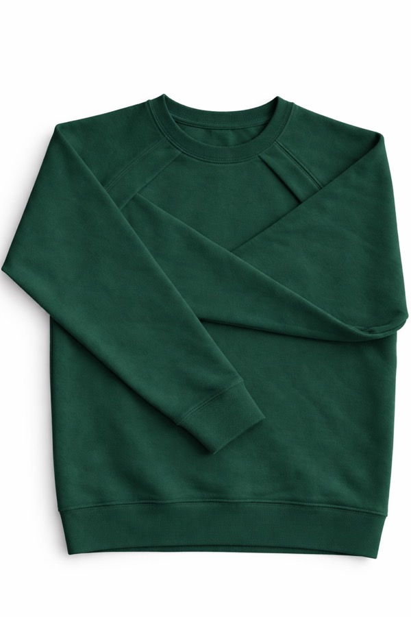 Sweatshirt Moed Edelweiss - vert bouteille